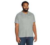 Eddie Bauer Polo Mb Ss Resolution Pro 2.0 para hombre, Gris, 2X