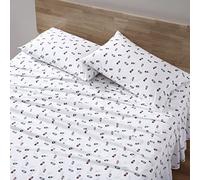 Eddie Bauer - Sábanas Individuales, Juego de Ropa de Cama de percal de algodón, decoración Fresca y nítida del hogar (Explore Lantern White, Twin)