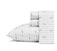 Eddie Bauer - Sábanas Individuales XL, Juego de Ropa de Cama de percal de algodón, decoración Fresca y Fresca del hogar (Downstream, Twin XL)