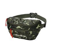 Eddie Bauer Stowaway Packable Waistpack-Made from Ripstop Polyester with 2 Secure Zip Pockets, Dark Loden, One Size