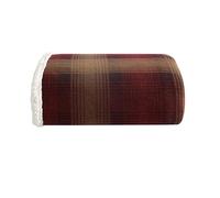 Eddie Bauer Throw Blanket Ropa Reversible de Sherpa y Forro Polar Cepillado, decoración Ligera para el hogar para Cama o sofá, Piel de Oveja sintética, Pasas nórdicas, Colcha