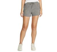 Eddie Bauer Women's Cozy Camp Fleece Shorts, Htr Gray, Medium, Petite