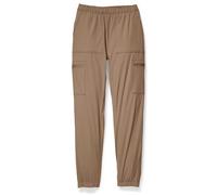 Eddie Bauer Women's Flexion Fleece-Lined Pull-On Pants, Driftwood, 14