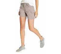 Eddie Bauer Womens Lightweight Summer Trail Shorts (as1, Numeric, Numeric_16, Regular, Regular, Gray)