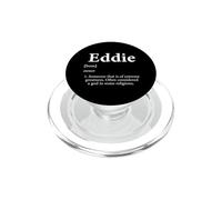 Eddie God Definition Funny Boy Name Regalo de cumpleaños para Eddies PopSockets PopGrip para MagSafe