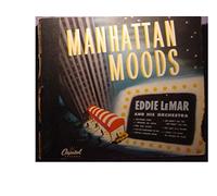 Eddie LeMar Original Near Mint 4 Disc 10 Inch 78 Set & Very Nice Original Book Cover - Manhattan Moods - Capitol Records BD-43 - 1947