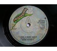 EDDIE RABBITT - EDDIE RABBITT - i love a rainy night/ gone too far ELEKTRA 45111 (45 vinyl single record) [Vinilo]