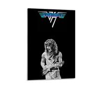 Eddie Van Halen- Póster vintage para decoración del hogar, impresión estética retro perfecta para sala de estar, dormitorio, oficina, estudio en casa, estilo marco, 60 x 90 cm