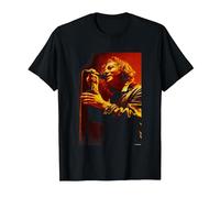 Eddie Vedder Pearl Jam Cantante de Andy Willsher Camiseta, Hombre, Negro, 5XL