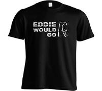 Eddie Would Go Aikau Surfing Legend Men's Cotton T-Shirt Black Shirt Top tee M