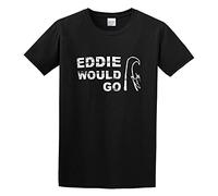 Eddie Would Go Aikau Surfing Legend Men's Cotton T-Shirt Black Shirt Top tee S
