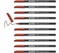 Rotulador edding punta fibra 1200 marron n.7 -punta redonda 0.5 mm
