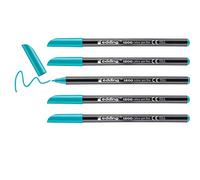 edding Rotulador 1200 punta fibra – punta redonda 0,5 mm – Azul turquesa Nº14