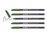 Rotulador edding punta fibra 1200 verde oliva n.15 -punta redonda 0.5 mm