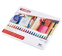 Edding 1200-20S - Estuche de Metal con 20 Rotuladores 1200 - Multicolor