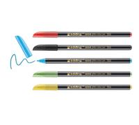 edding 1200 glitter pens - multicoloured - 5 fibre-tip pens with intensive glitt
