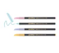 edding 1200 glitter pens - pastel colours - 4 fibre-tip pens with intensive glit