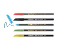 edding 1200 - Pack 5 Rotuladores con Purpurina - Multicolor - Punta redonda de 3 mm,