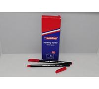 Edding 1200 pluma estiligráfica Rojo 10 pieza(s) - Pluma estilográficas (Rojo, Negro, Rojo, De plástico, 10 pieza(s))