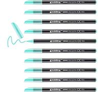 edding 1200 rotulador de color de trazo fino - menta dulce (verde) - 10 rotuladores - punta redonda de 1 mm - marcador dibujar y escribir