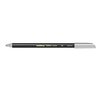edding 1200 rotulador de color metálico - plata - x1 - punta redondeada 1-3 mm - para escribir, dibujar y esbozar - libros de visitas, fabricación de tarjetas, artesanías de bricolaje y scrapbooking
