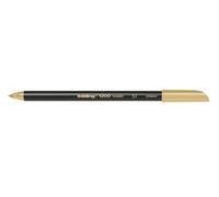 edding 1200 rotulador de color metálico - oro - x1 - punta redondeada 1-3 mm - para escribir, dibujar y esbozar - libros de visitas, fabricación de tarjetas, artesanías de bricolaje y scrapbooking