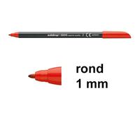 Edding 1200 Rotulador rojo de punta redonda (1 mm)