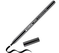 edding 1255 rotulador caligráfico - negro - 10 rotuladores - punta 3,5 mm - rotulador de fibra para papel, madera, terracota - principiantes, letras a mano, bullet journals, libros de caligrafía