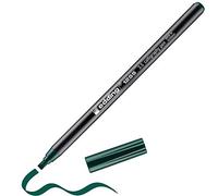 edding 1255 rotulador caligráfico - verde botella - 1 rotulador - punta 3,5 mm - rotulador de fibra para papel, madera, terracota - principiantes, letras a mano, bullet journals, libros de caligrafía