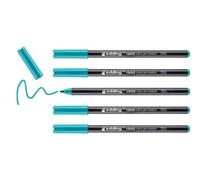 edding 1300 rotulador de color de trazo medio - turquesa- x5 - punta redondeada 2 mm - rotulador para dibujar y escribir - rotulador para el colegio, mandalas, Bullet Journals