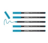 Edding 1300-036 - Caja con 5 rotuladores de punta redonda, trazo 2 mm, color azul manganeso