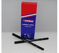 Edding Marker Fiber Tip 1300 Negro - Punta redonda 05 mm