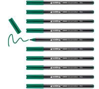 Rotulador edding punta fibra 1300 verde -punta redonda 2 mm