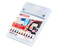 Edding 1340 - PAck de 10 Rotuladores 1340 - Punta de Pincel Flexible - Colores Brillantes - Multicolor