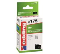 Edding 18-175 - Cartucho de tinta equivalente a HP n.º 56 (C6656A), color negro