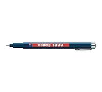 Edding 1800 Profipen Delineador con Pigmento Fineliner Rotulador de Dibujo (3 Pack) - 0.5mm Azul