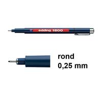 Edding 1800 Rotulador técnico negro (0,25 mm)