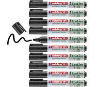 Edding 21 EcoLine marcador permanente 10 piezas - negro