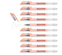 edding 2185 roller gel - naranja pastel - 10 rotuladores - 0,7 mm - bolígrafo de gel para escribir, colorear o decorar bullet journals - rotulador de gel para mandalas