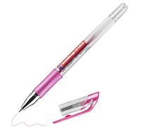edding 2185 roller gel - rosa metálico - 1 rotulador - 0,7 mm - bolígrafo de gel para escribir, colorear o decorar bullet journals - rotulador de purpurina, rotulador de gel para mandalas