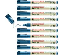 edding 25 Ecoline permanent marker - blue - box of 10 - round tip 1 mm - waterpr