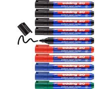 edding 30 marcador de tinta brillante para papel - multicolor - 10 rotuladores p
