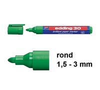 Edding 30 Rotulador brillante | 1,5-3 mm | punta redonda | verde