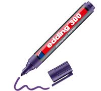 edding Marcador permanente 300 – violeta – punta redonda 1,5–3 mm – resistente al agua – 1 ud.