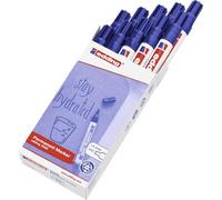 Rotulador edding marcador permanente 3000 azul -punta redonda 1,5-3 mm recargable