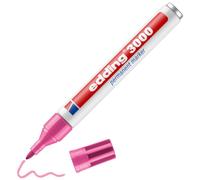 edding 3000 - Marcador Permanente de Color Rosa - Punta Redonda 1,5-3 mm
