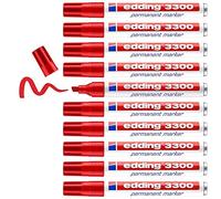 Rotulador edding marcador 3300 n.2 rojo - punta biselada
