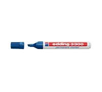 Edding 3300 Azul, trazos de 5 mm, cuerpo plástico, paquete de 10 unidades