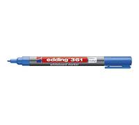 EDDING 361BL - Marcador para pizarra blanca, 1,0 mm, azul