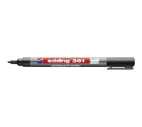 EDDING 361SW - Marcador para pizarra blanca, 1,0 mm, negro